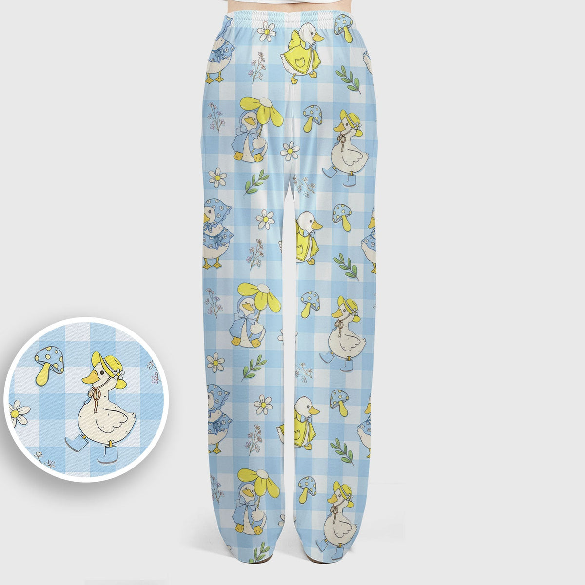 Duck Outfit Gingham Nurse Scrub Set