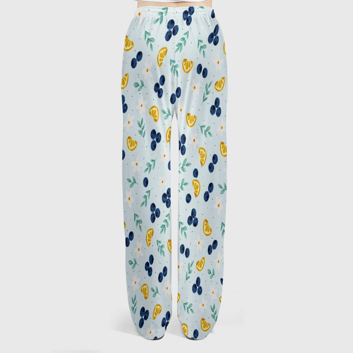 Blueberry Lemon Daisy Nurse Scrub Set
