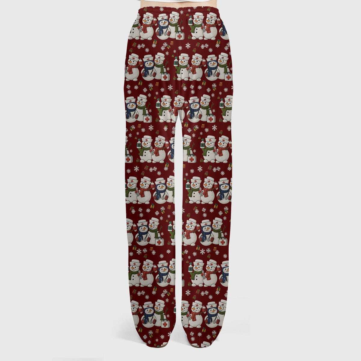 Snowman Nurse Scrub Set - Christmas Gift