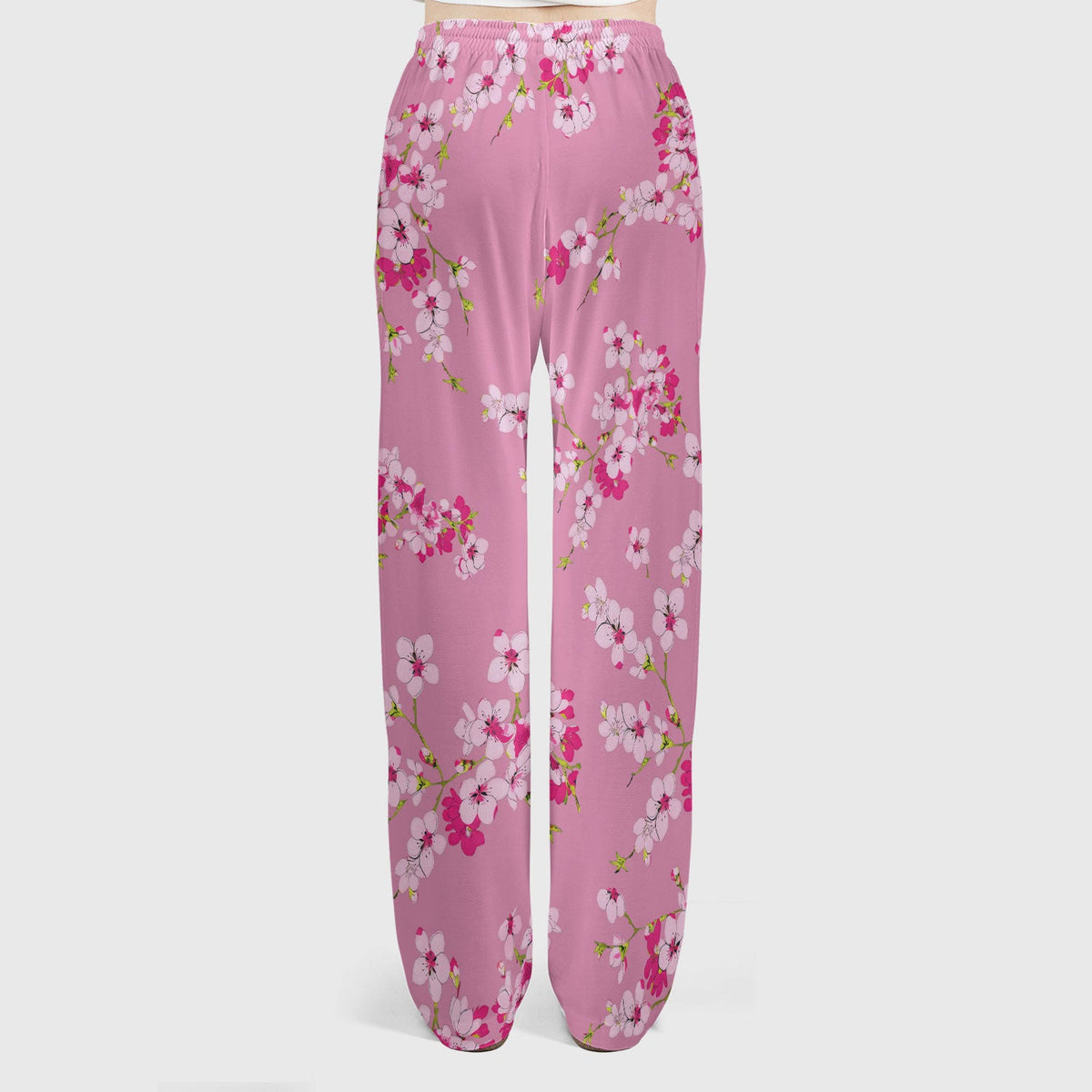 Elegant Cherry Blossom Nurse Scrub Set