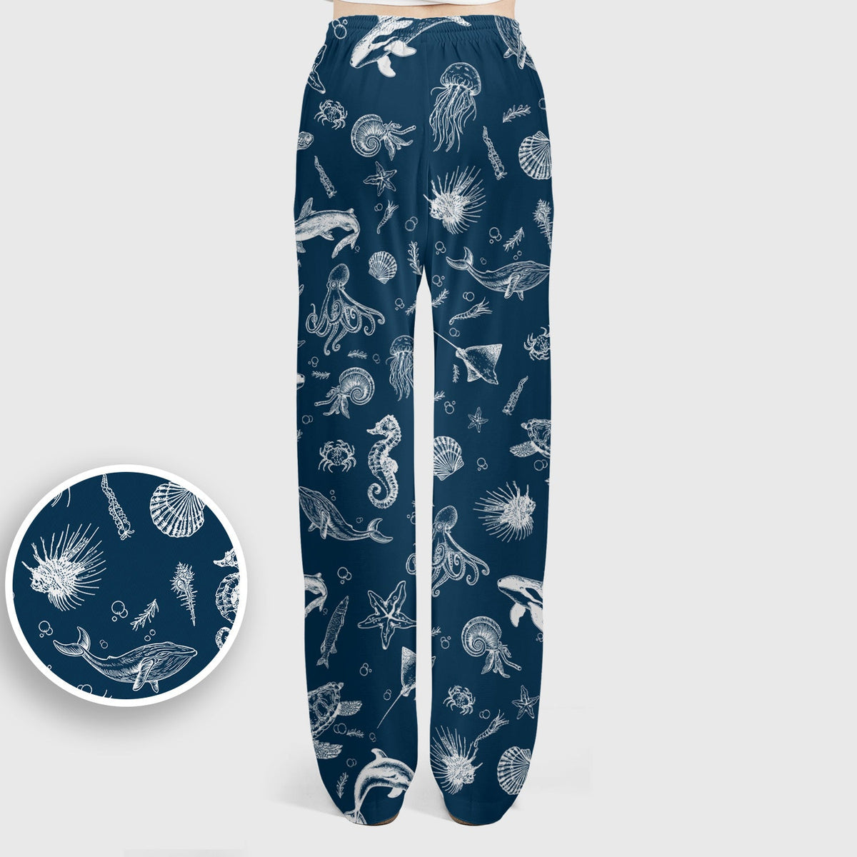 Marine Sea Life Nurse Scrub Set