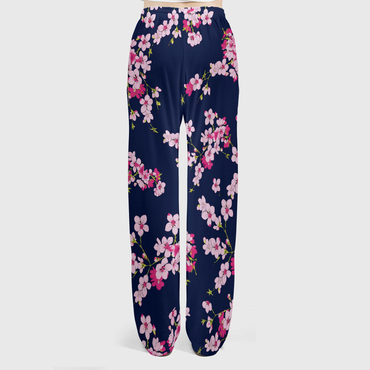 Elegant Cherry Blossom Nurse Scrub Set