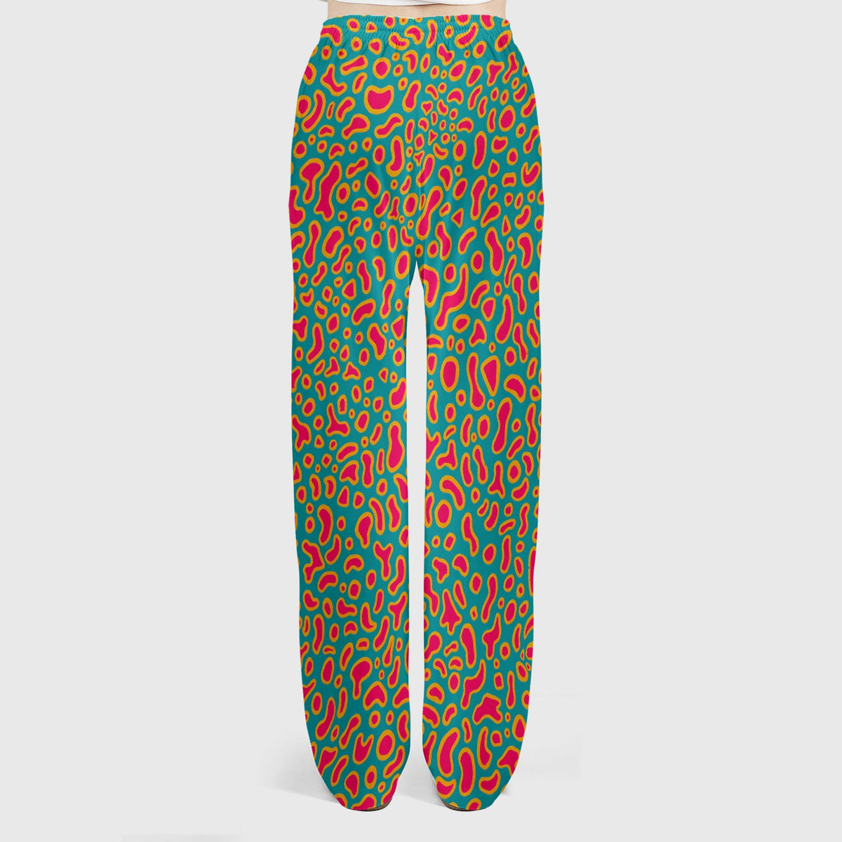 Colorful Abstract Leopard Nurse Scrub Set