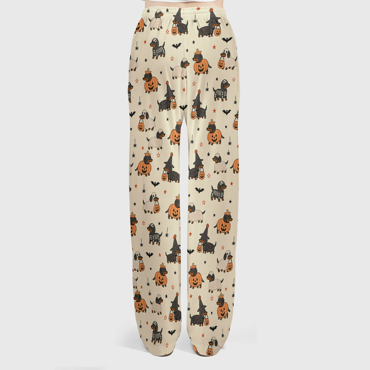 Dachshund Pattern Nurse Scrub Set - Halloween Gift