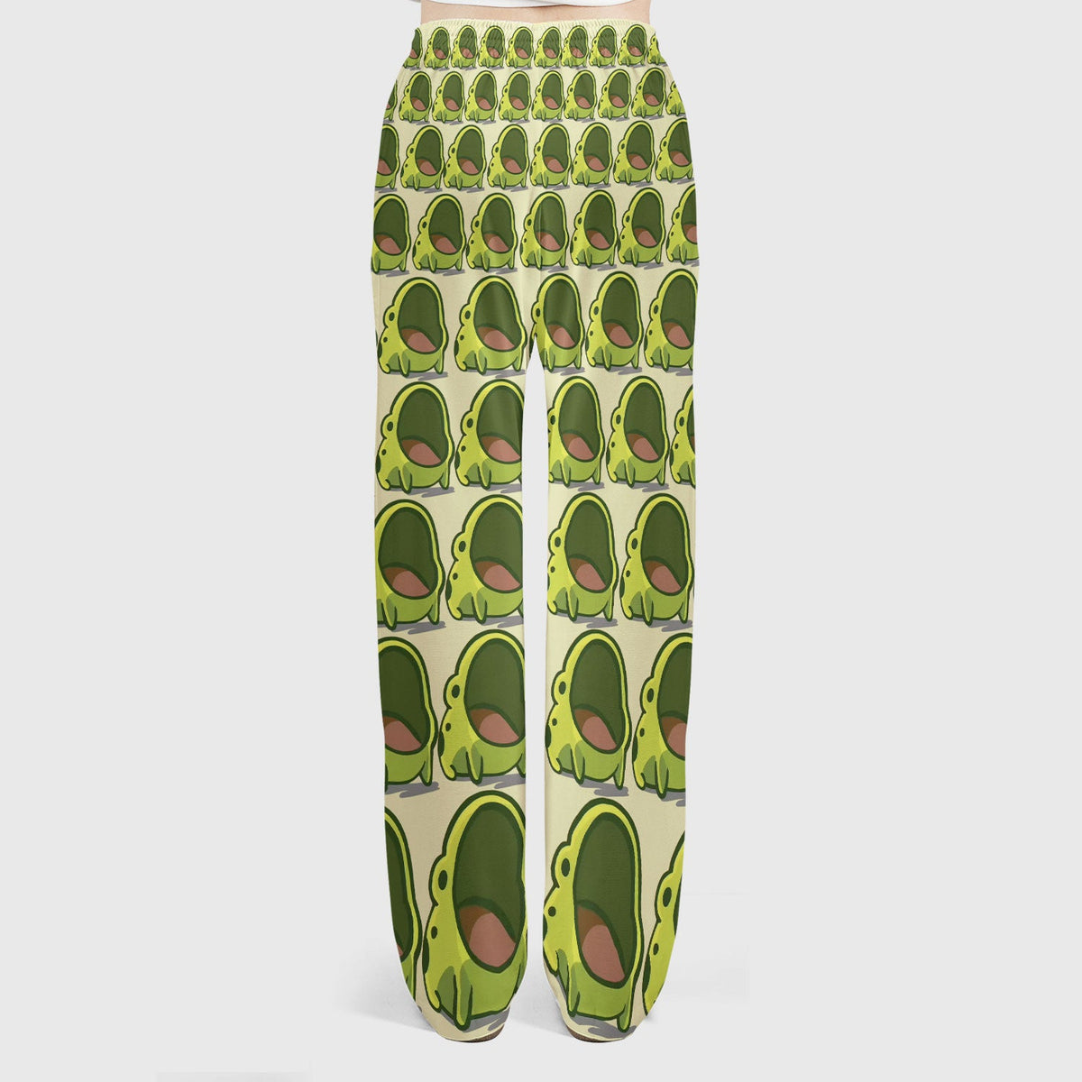 Green Frog Cartoon Nurse Scrub Set