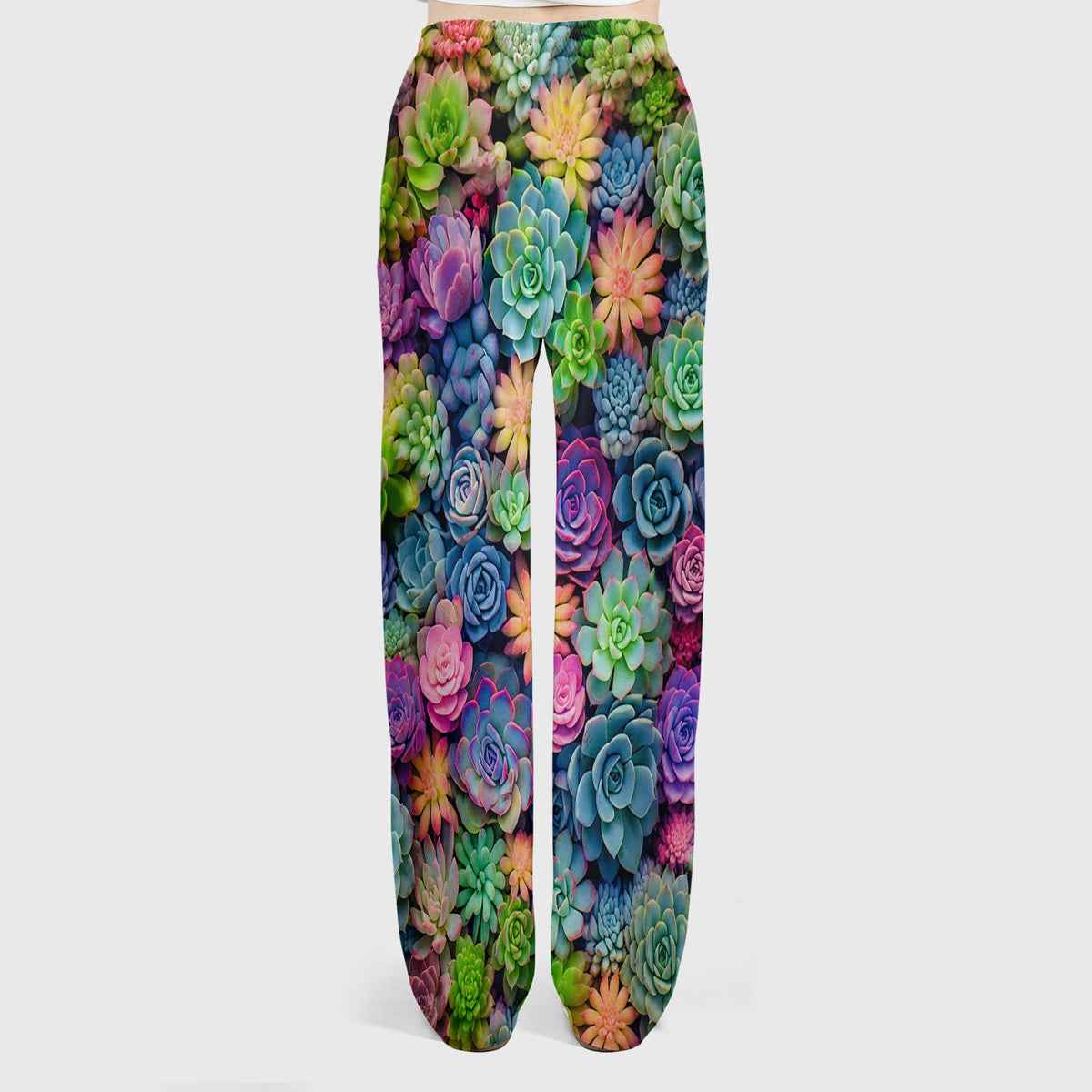 Boho Succulent Flower Nurse Scrub Set