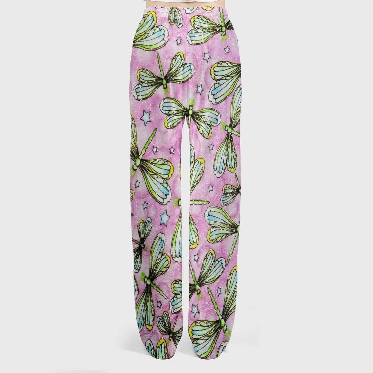 Dragonfly Pink Starry Nurse Scrub Set