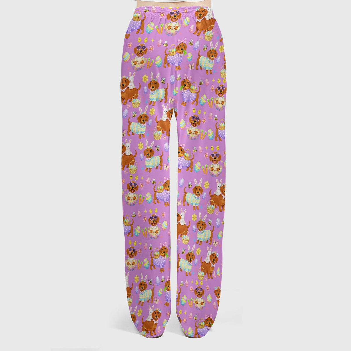 Easter Dachshund Nurse Scrub Top