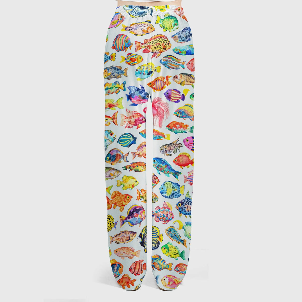 Colorful Tropical Fish Nurse Scrub Set