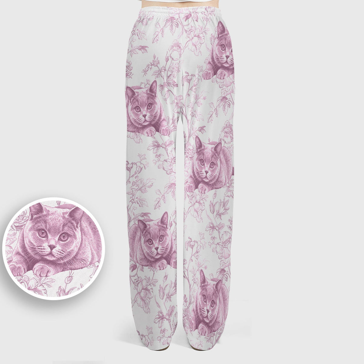 Dog Cat Chinoiserie Nurse Scrub Set