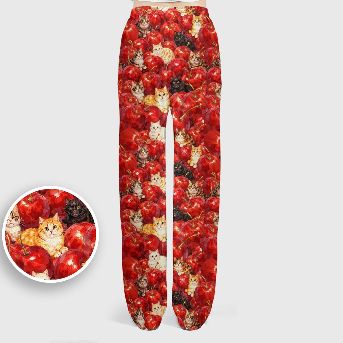Cat Cherry Nurse Scrub Set