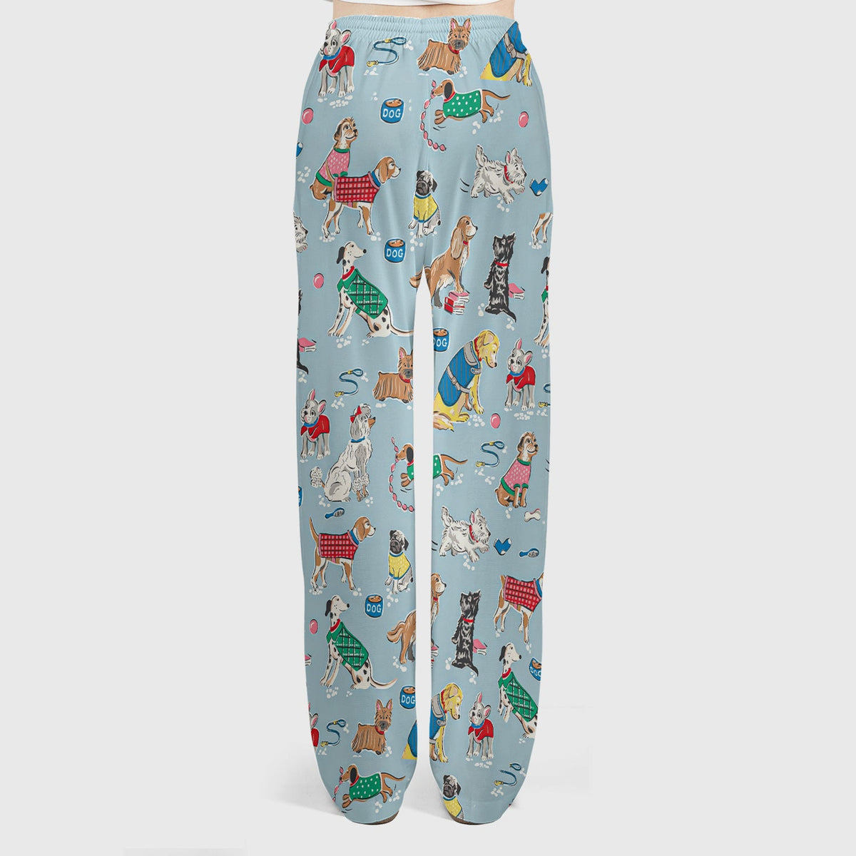 Dog Sweater Playing Ball Nurse Scrub Set