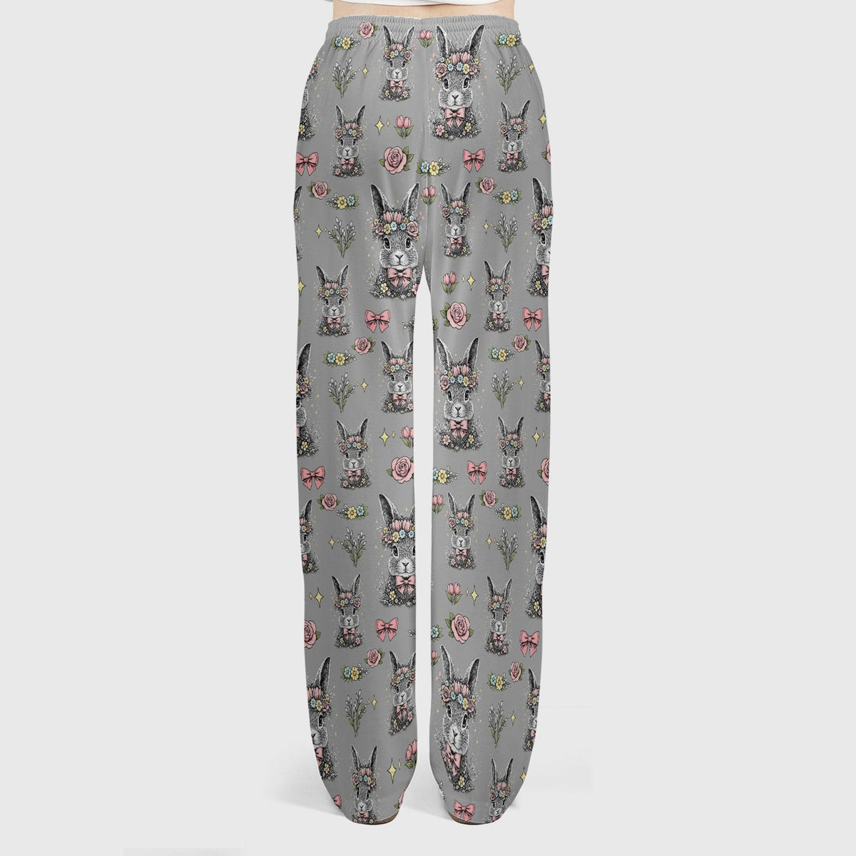 Vintage Floral Bunny Nurse Scrub Set