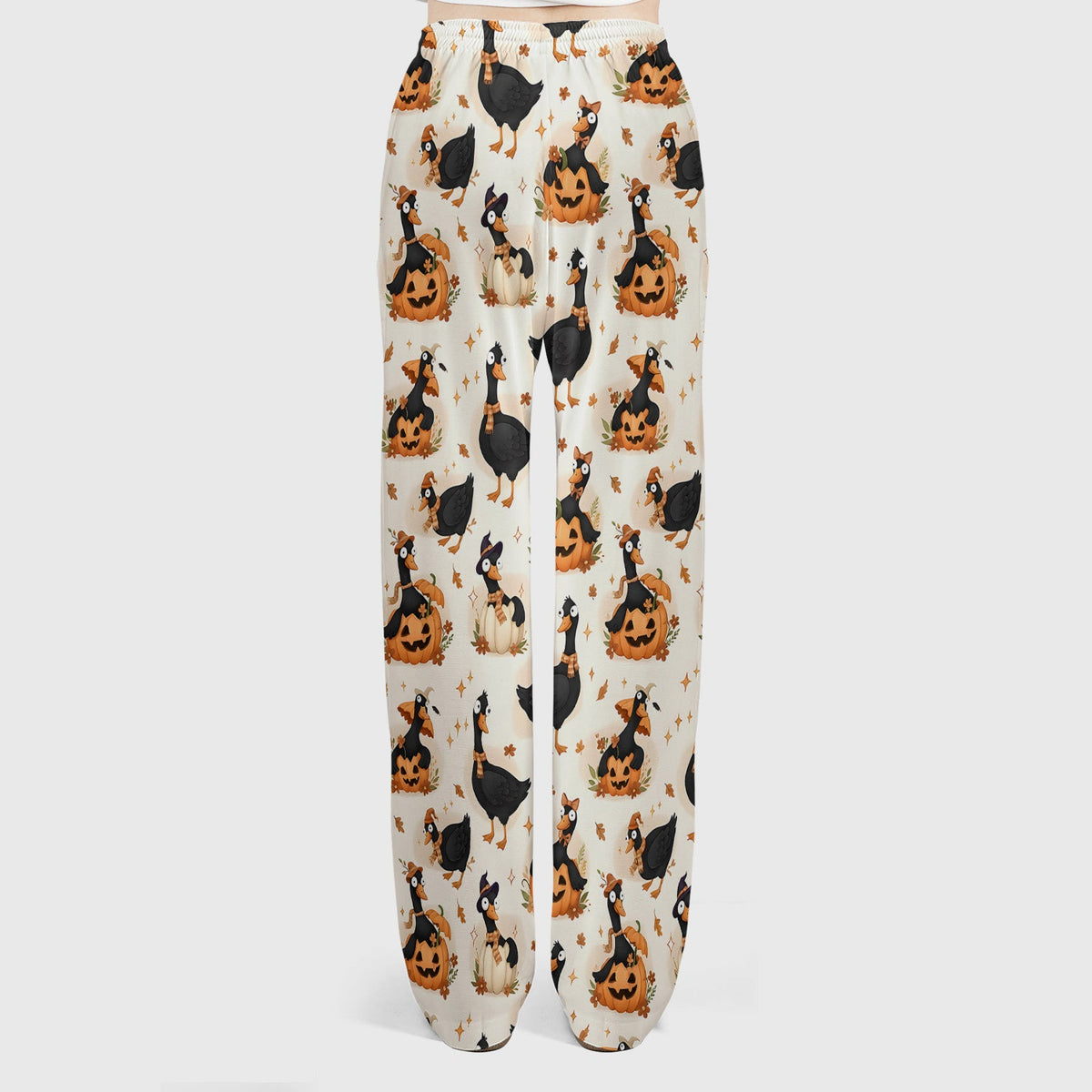 Pumpkin Black Goose Nurse Scrub Set
