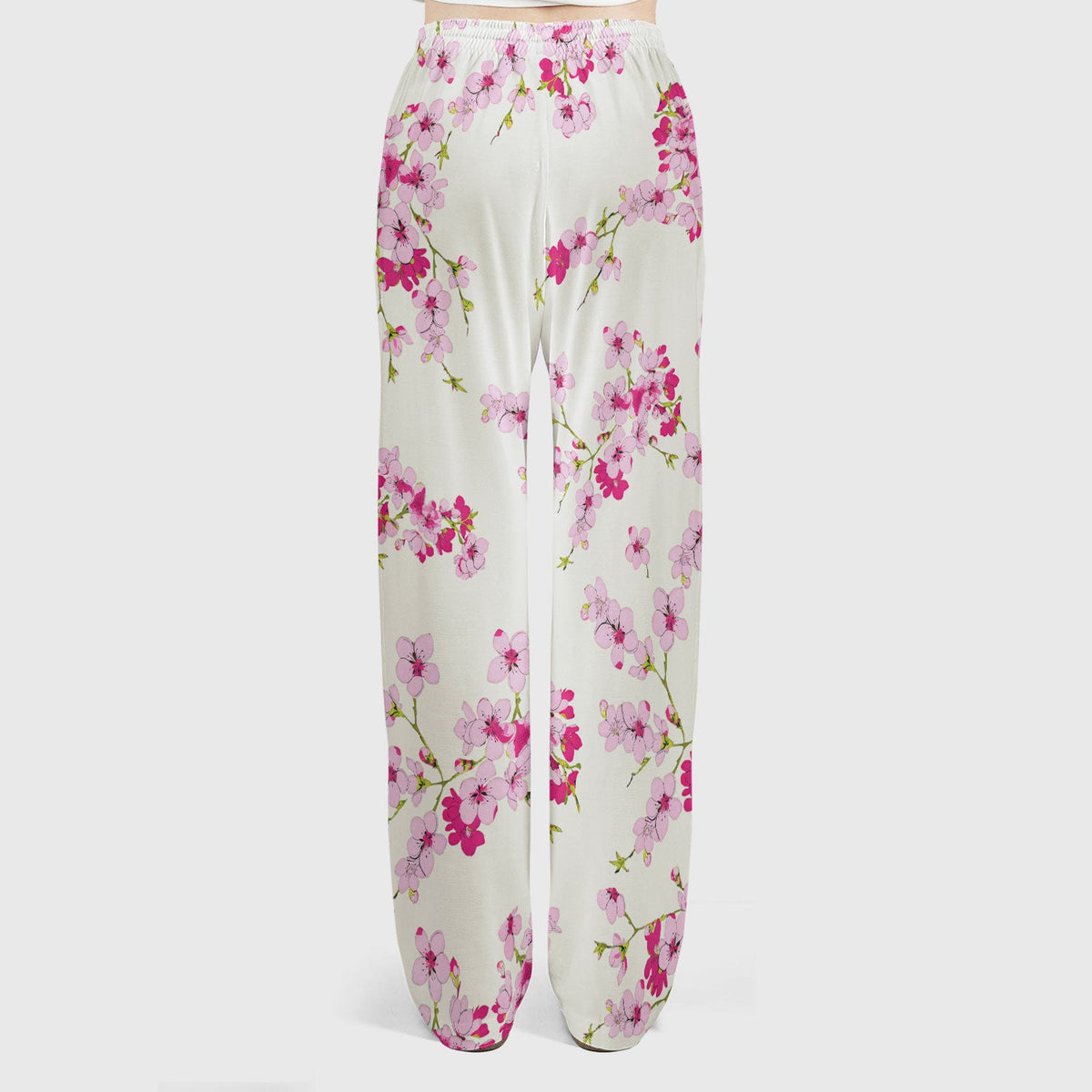 Elegant Cherry Blossom Nurse Scrub Set