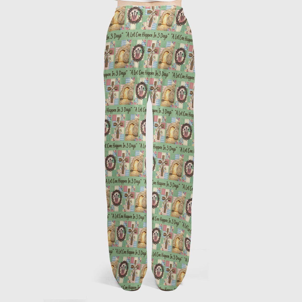 Christian Easter Cross Nurse Scrub Set