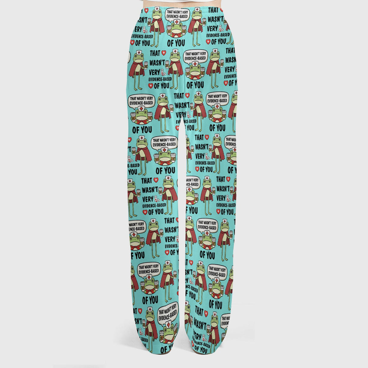 Funny Frog Nurse Quote Medical Pattern, Women's Scrub Set