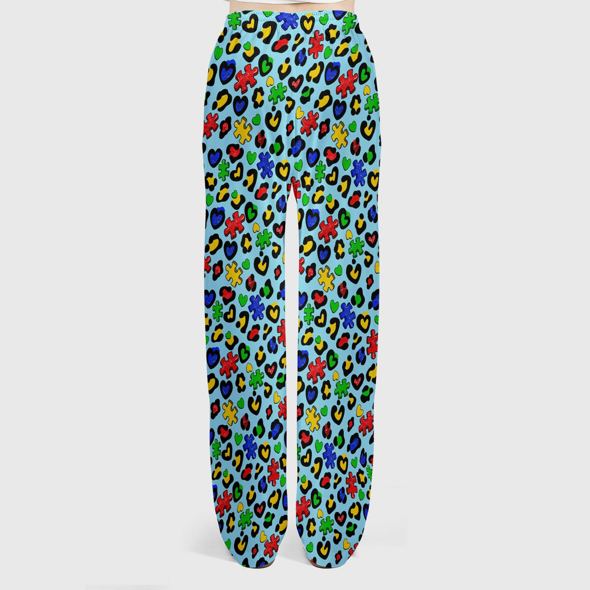 Puzzle Piece Heart Nurse Scrub Set