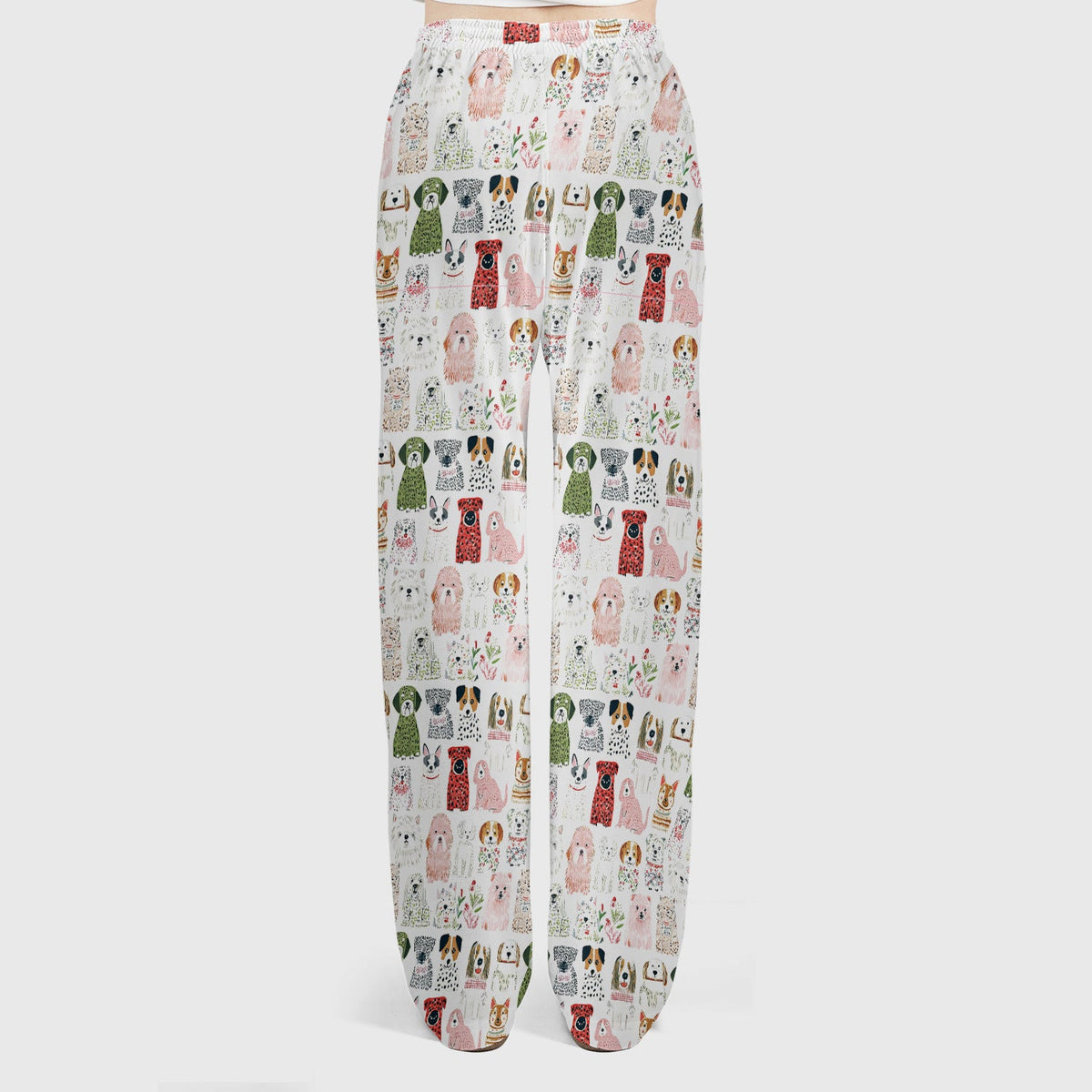 Dog Breeds Nurse Scrub Set