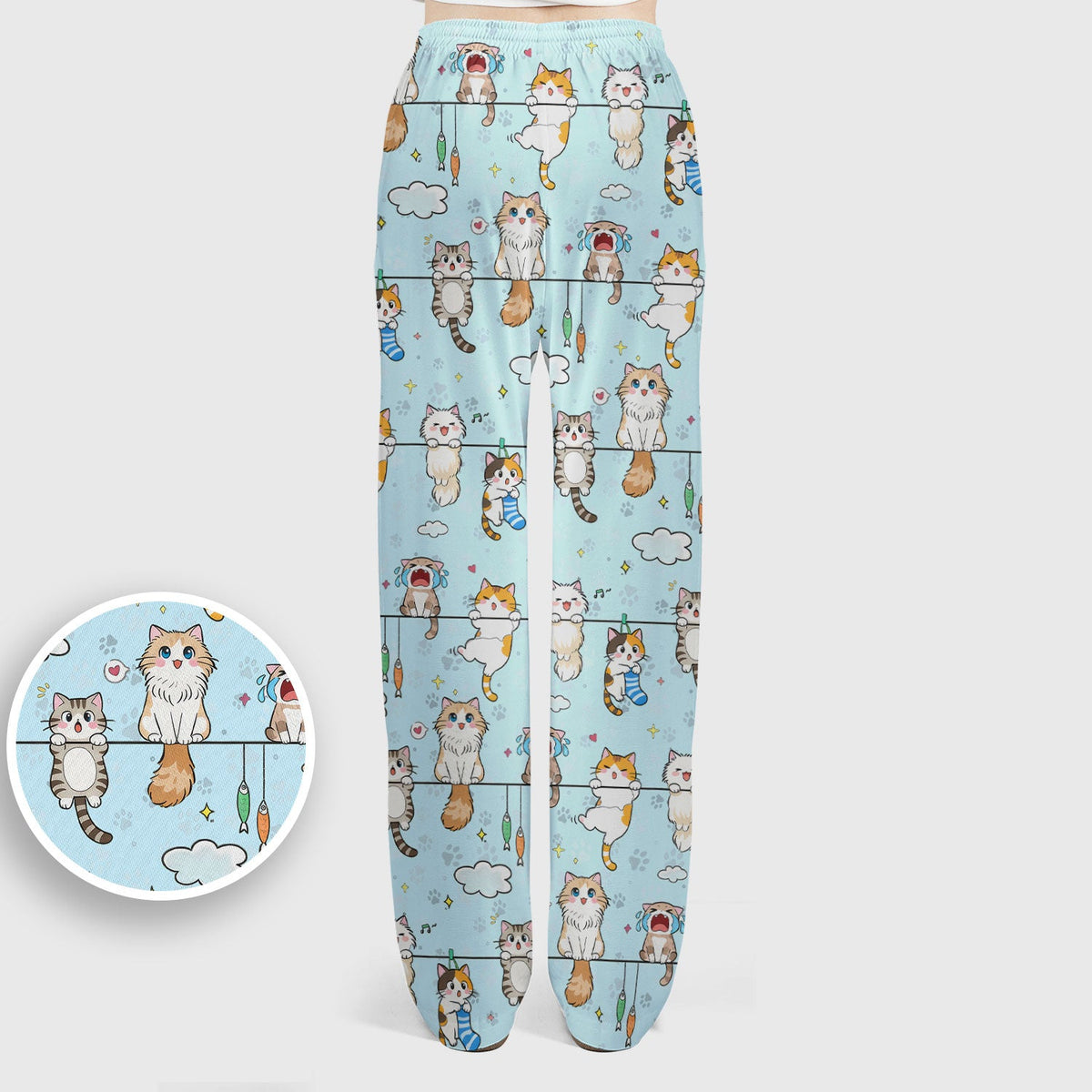 Cats With Cute Expressions Nurse Scrub Set