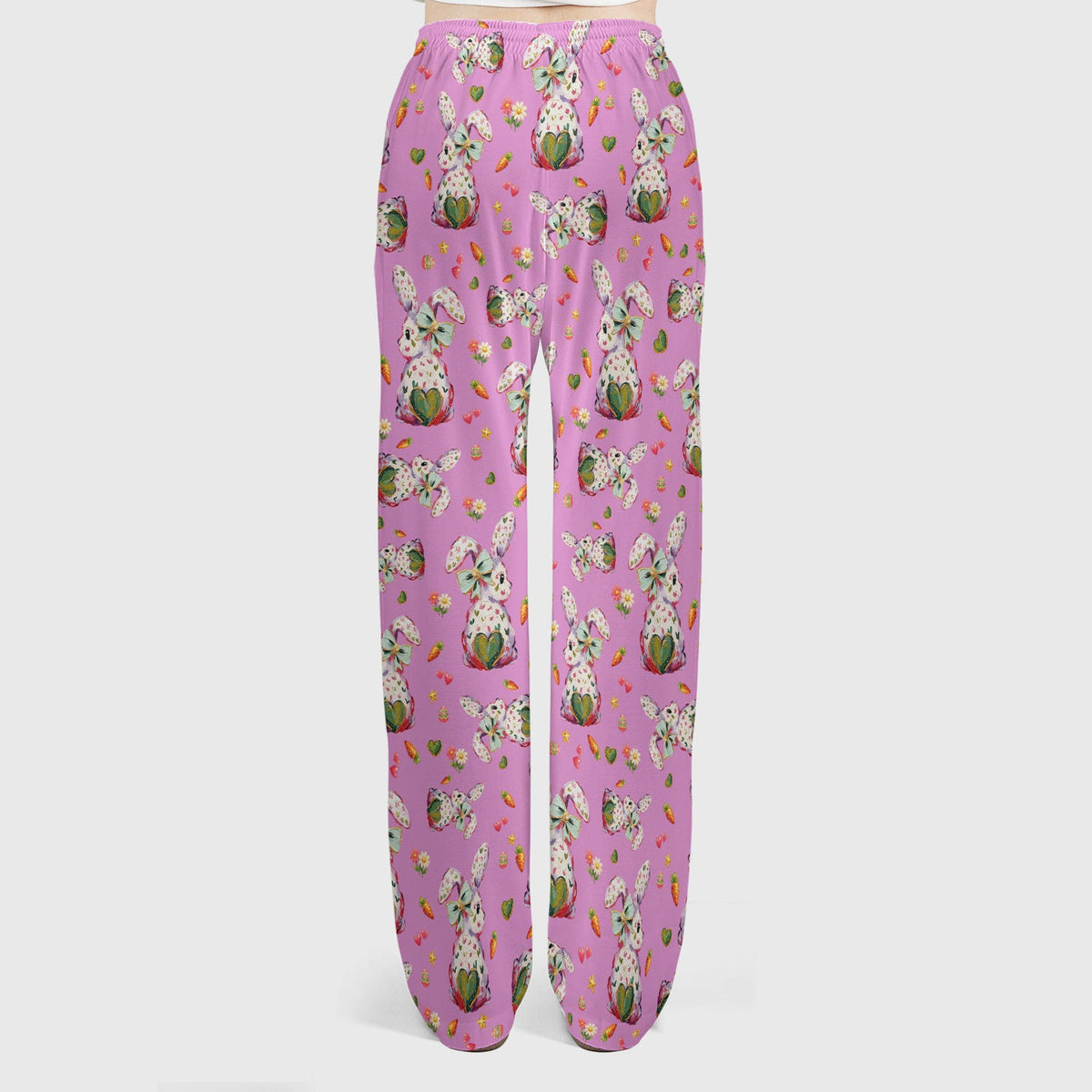 Pastel Bunny Easter Nurse Scrub Set