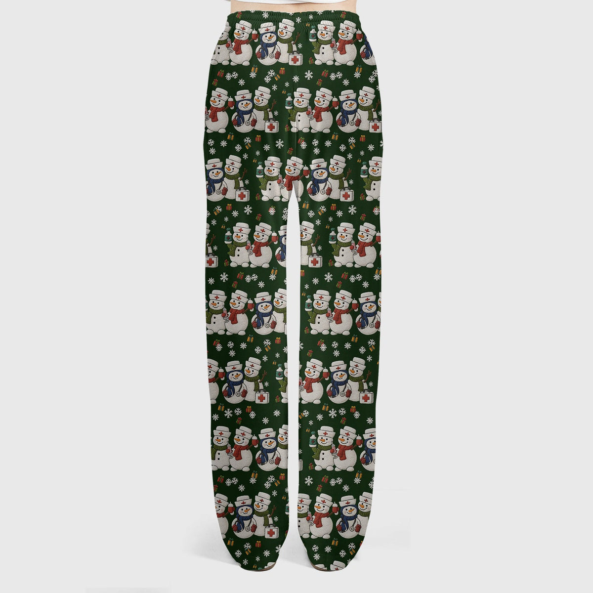 Snowman Nurse Scrub Set - Christmas Gift
