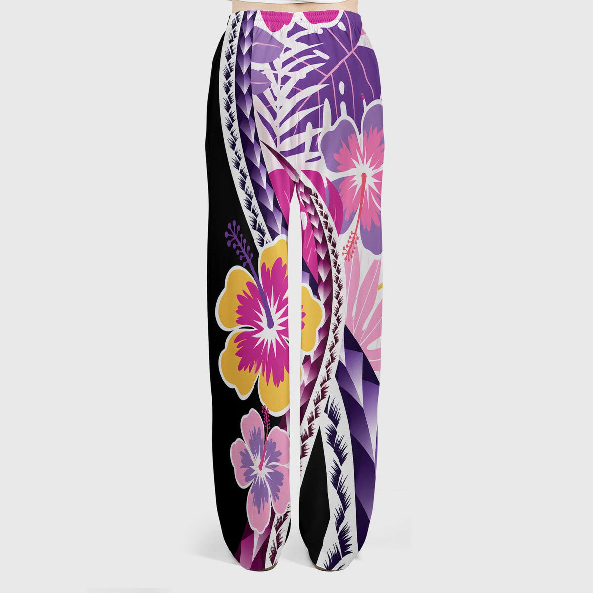 Tropical Hibiscus Leaf Nurse Scrub Set