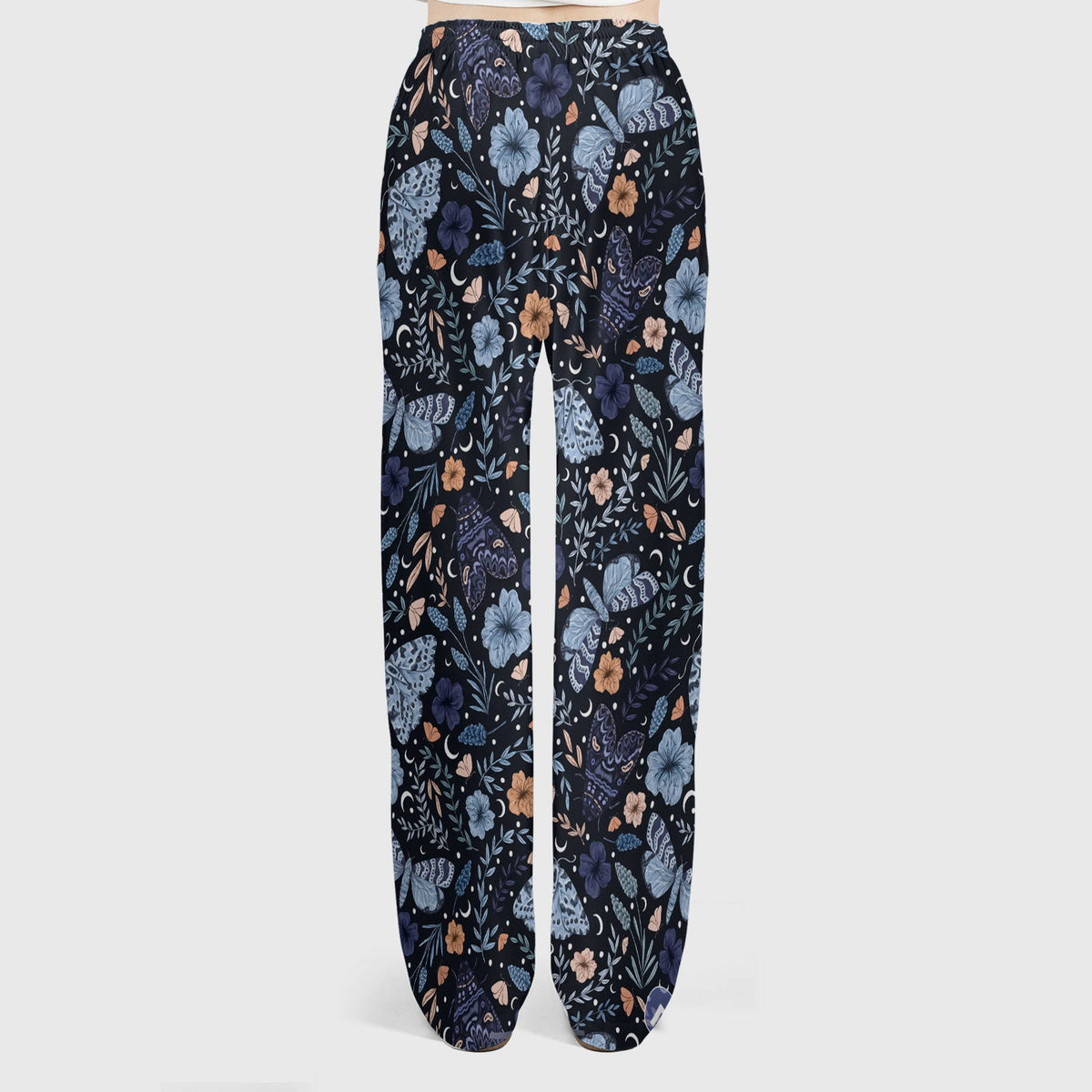 Night Moth Butterfly Floral Nurse Scrub Set
