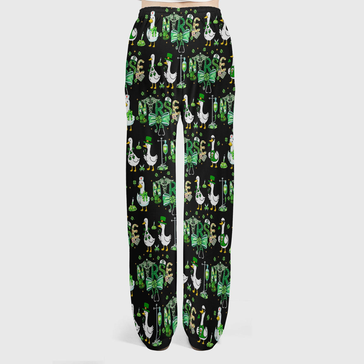 Shamrock Goose Nurse Scrub Set - St Patricks Day Gift