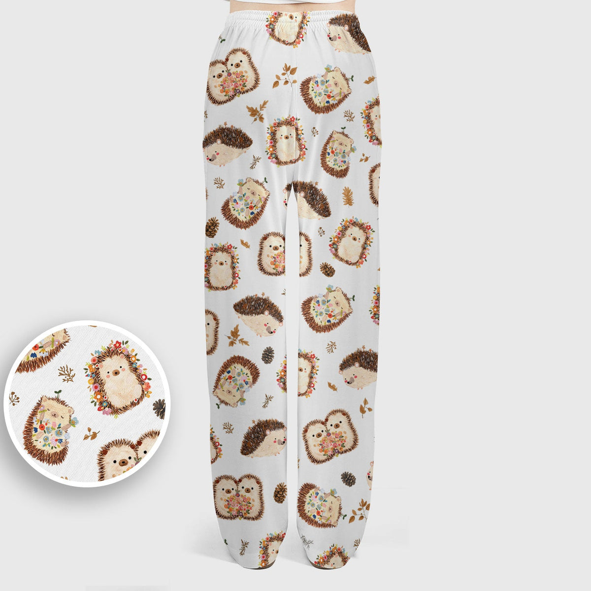 Hedgehog Floral Nurse Scrub Set