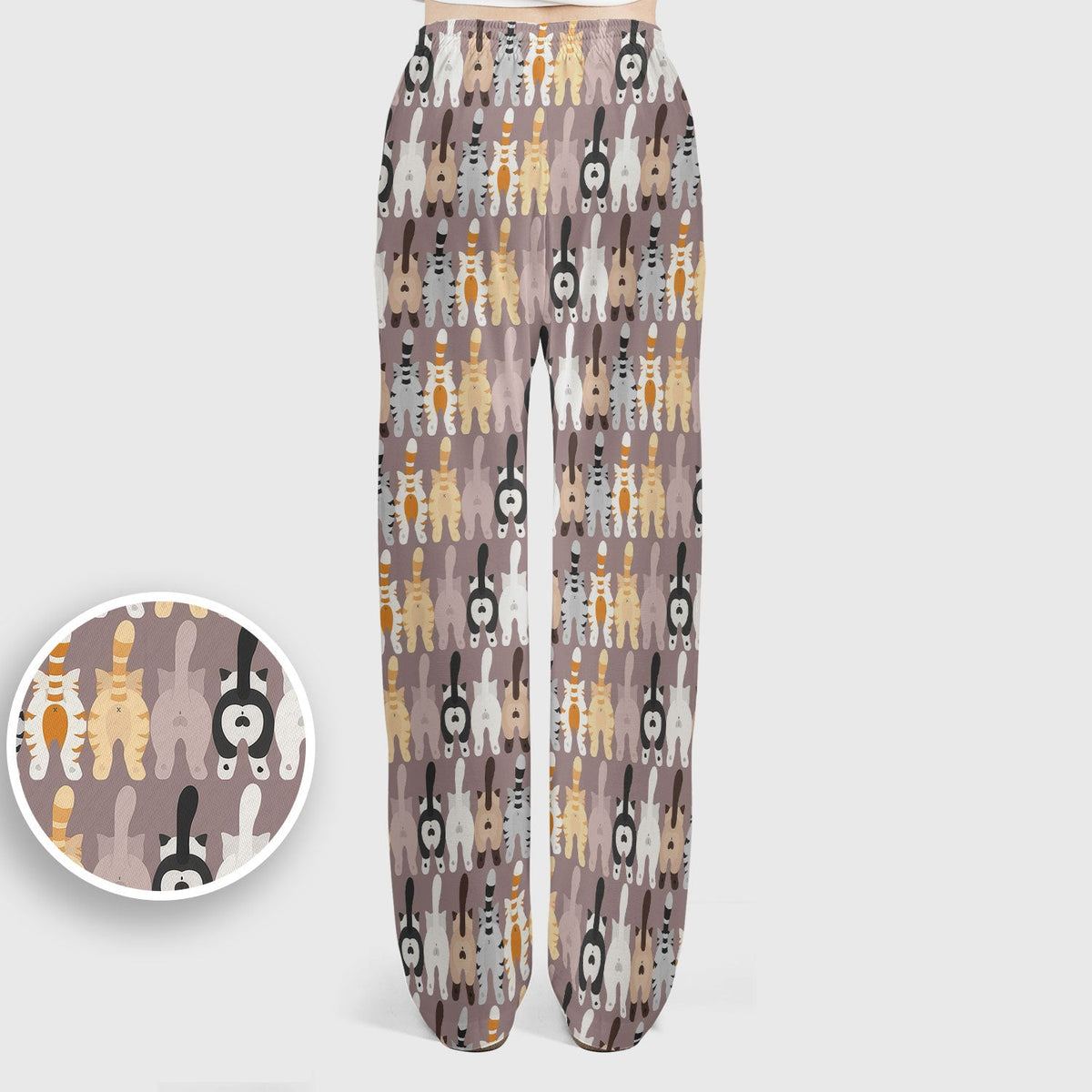 Funny Cat Butt Nurse Scrub Set