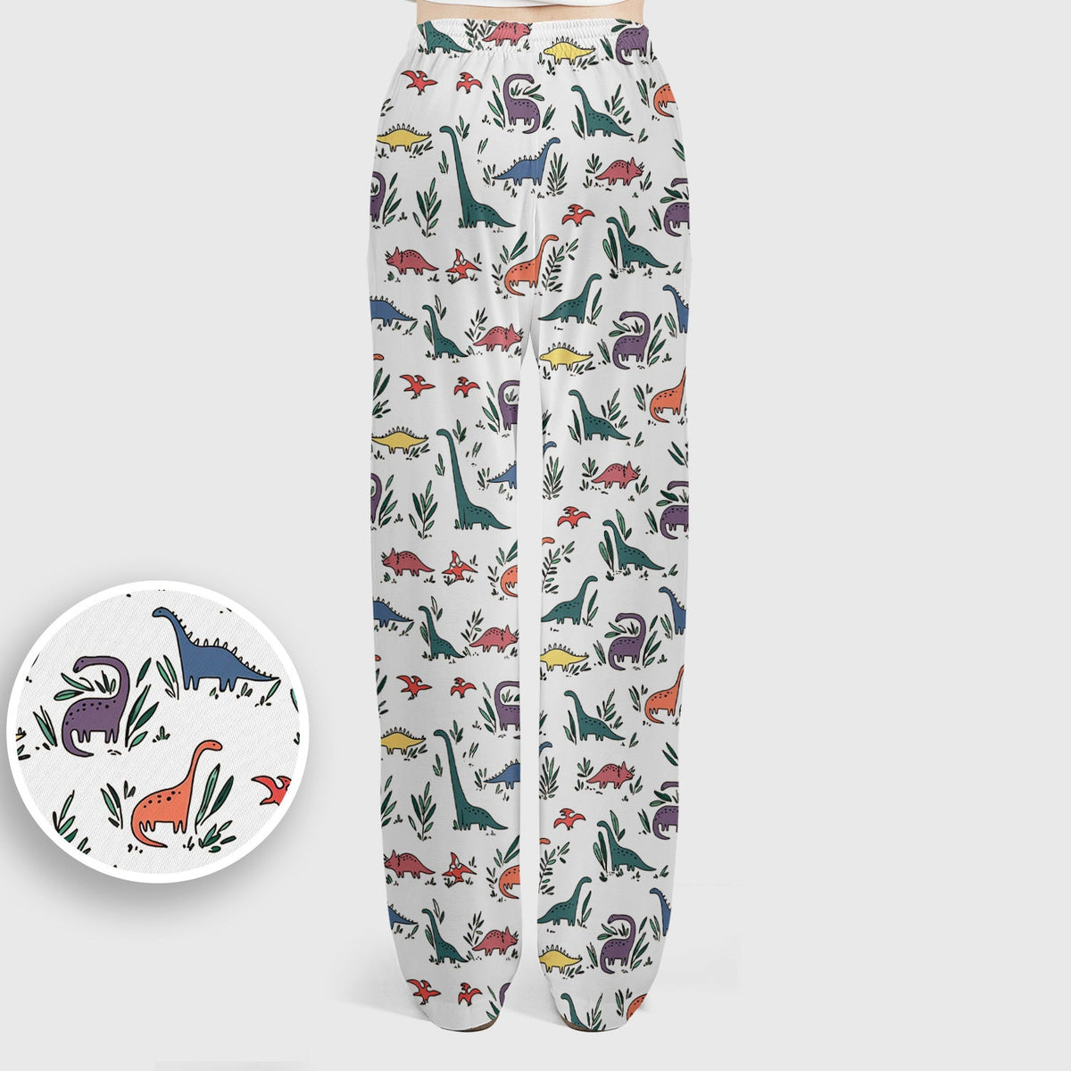 Dinosaur Leafy Garden Nurse Scrub Set