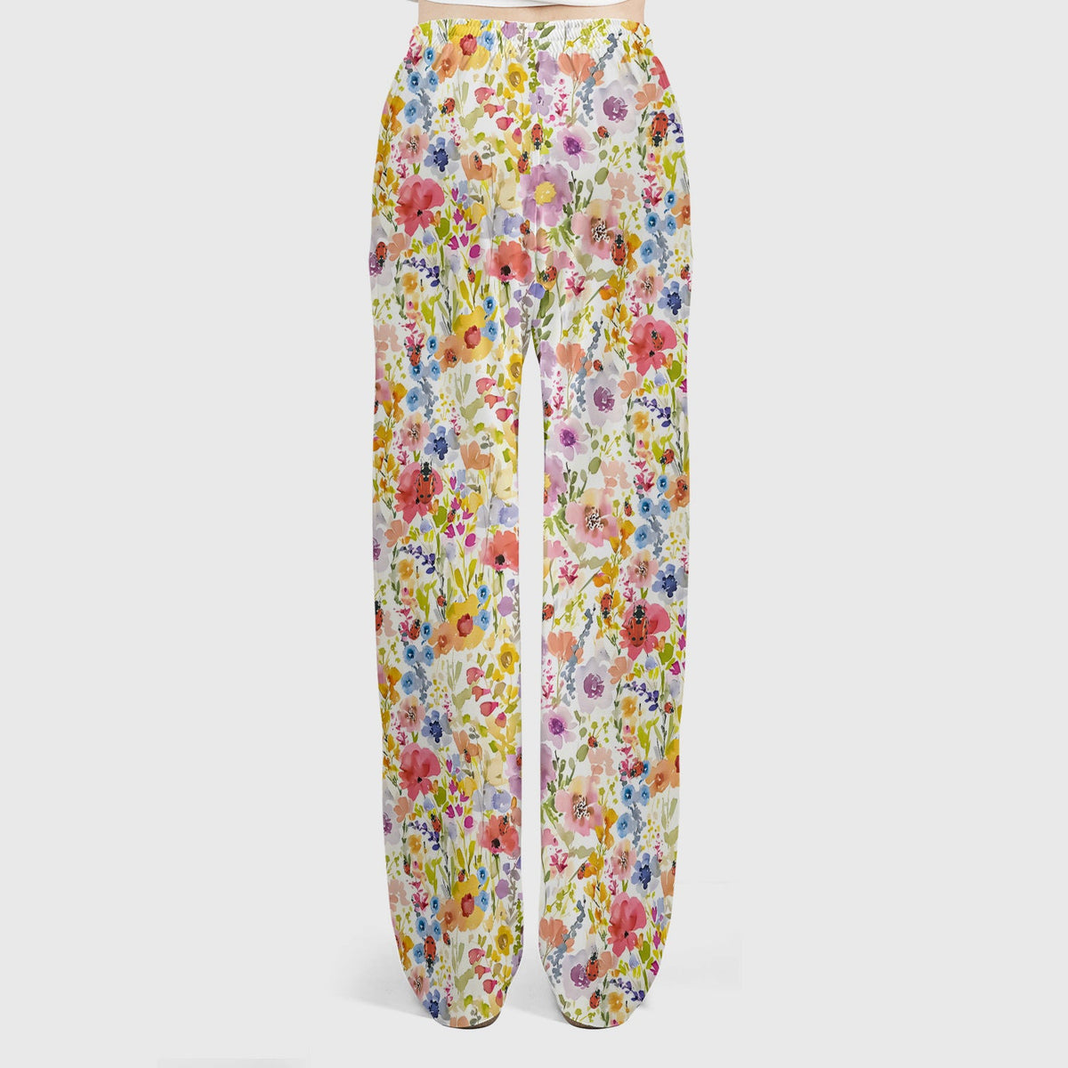 Wildflower Ladybug Garden Nurse Scrub Set
