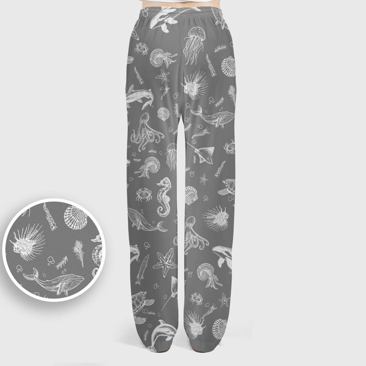 Marine Sea Life Nurse Scrub Set