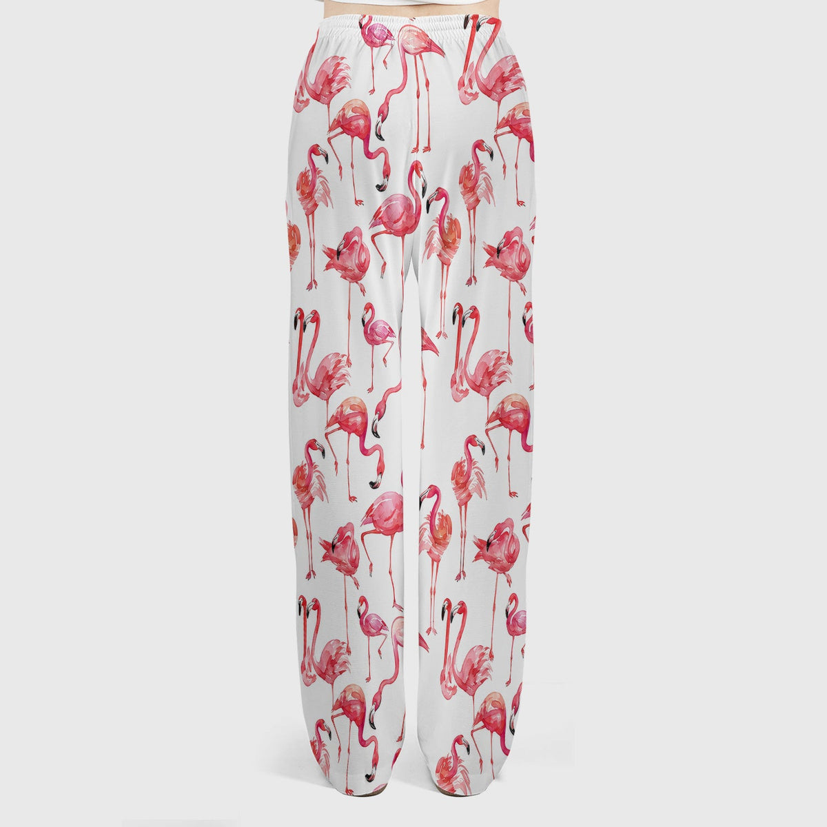 Pink Flamingo Tropical Bird Nurse Scrub Set