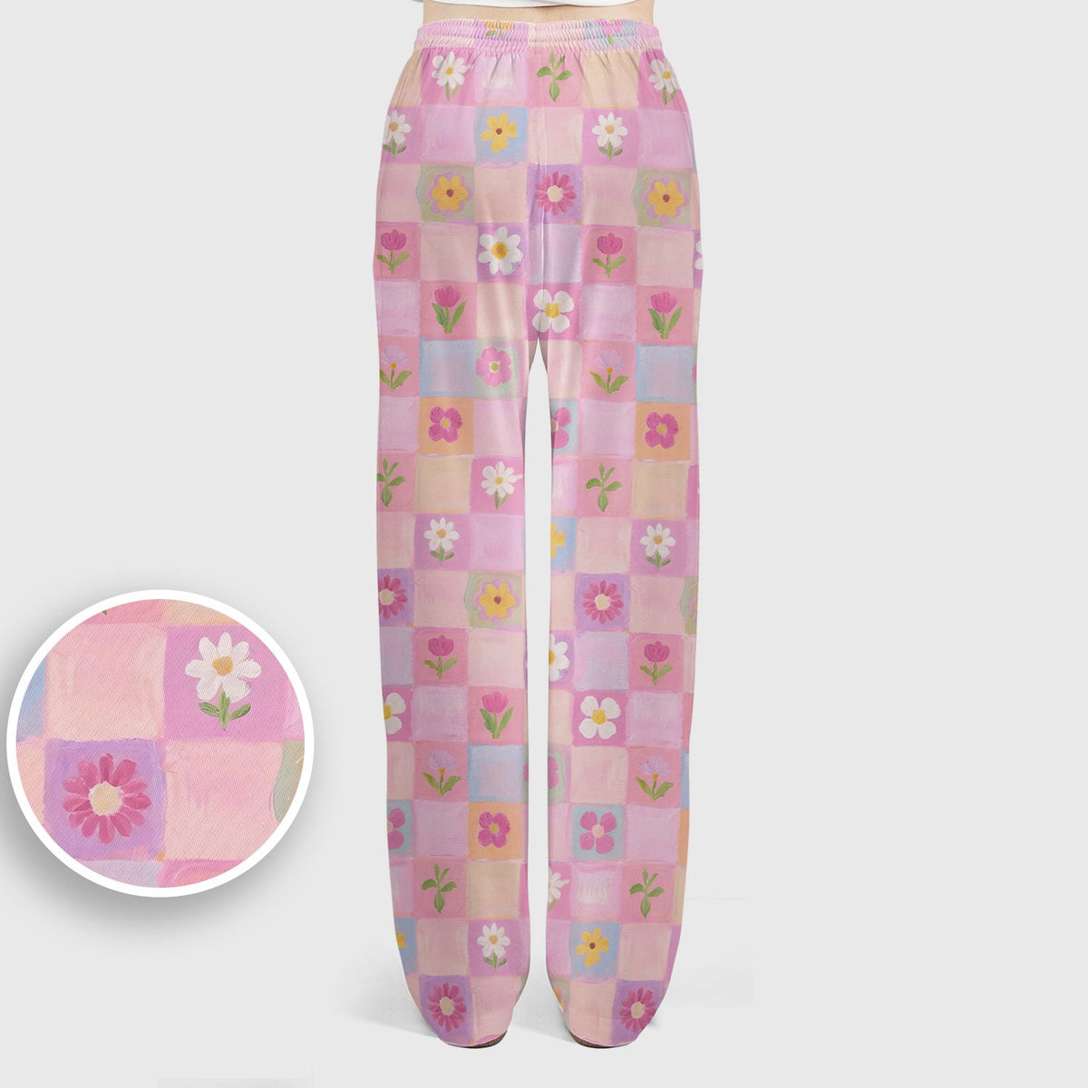 Lovely Pastel Floral Patchwork Nurse Scrub Set