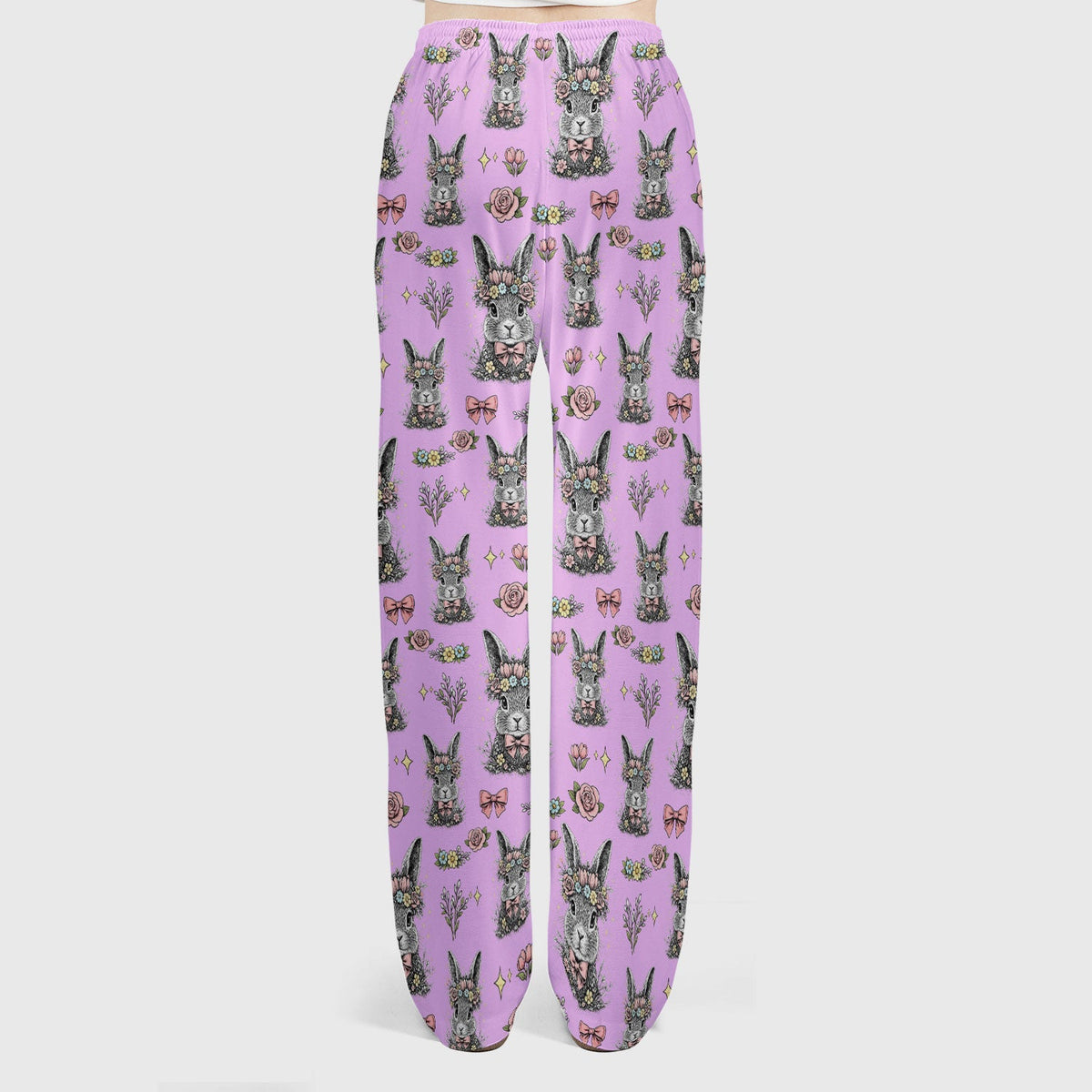 Vintage Floral Bunny Nurse Scrub Set