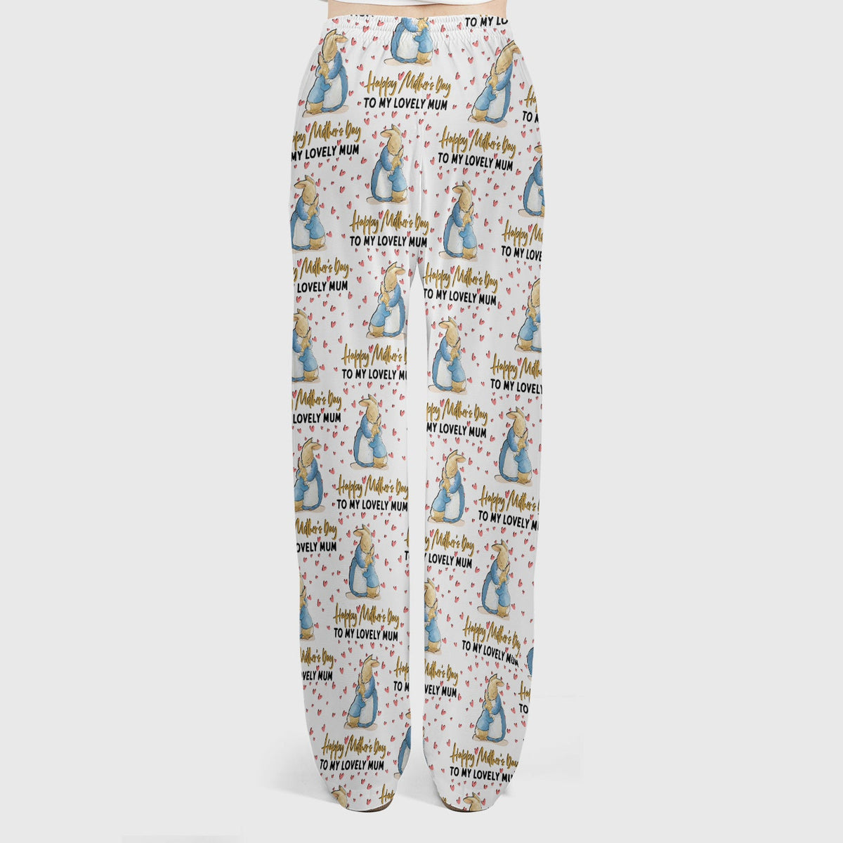Mothers Day Bunny Love Nurse Scrub Set
