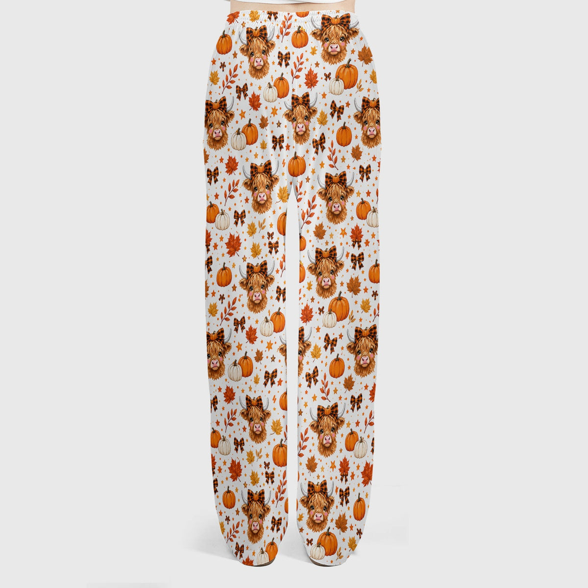 Fall Highland Cow Nurse Scrub Set