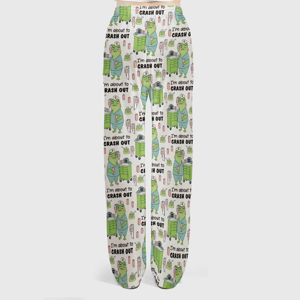 Crash Out Frog Nurse Scrub Set