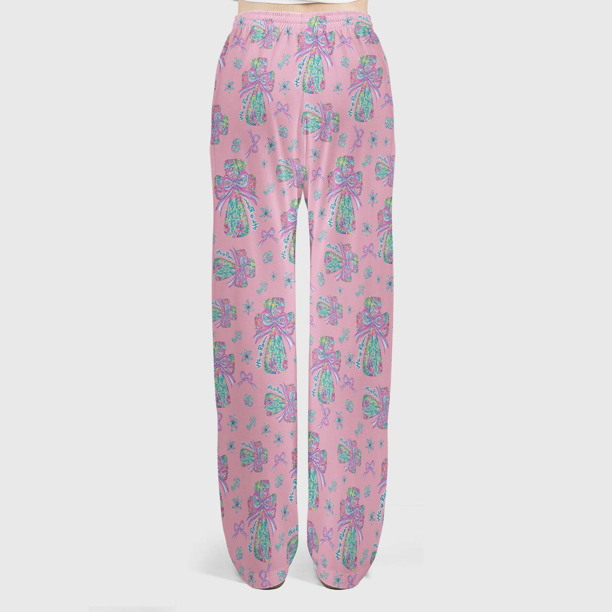 Colorful Bow Nurse Scrub Set