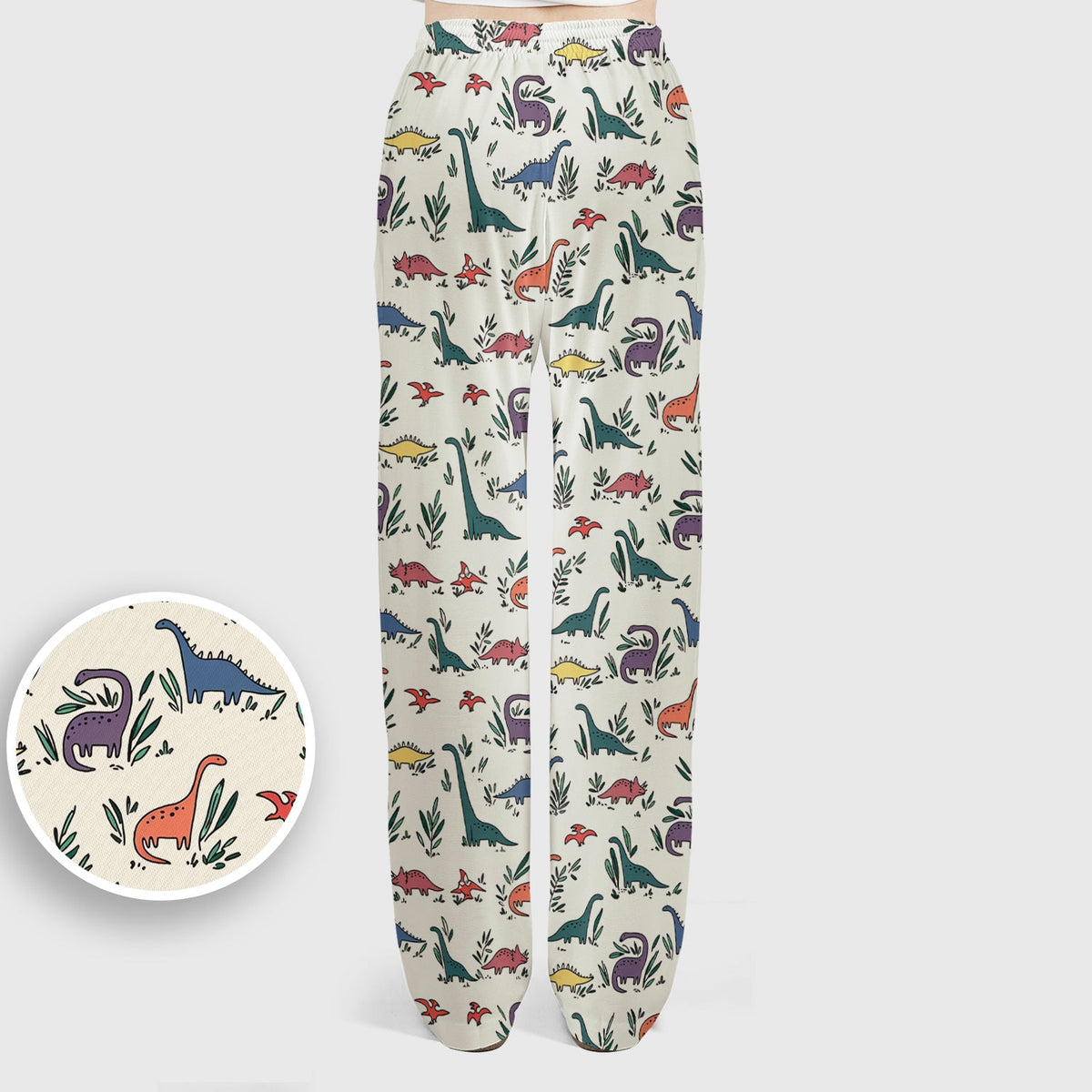 Dinosaur Leafy Garden Nurse Scrub Set
