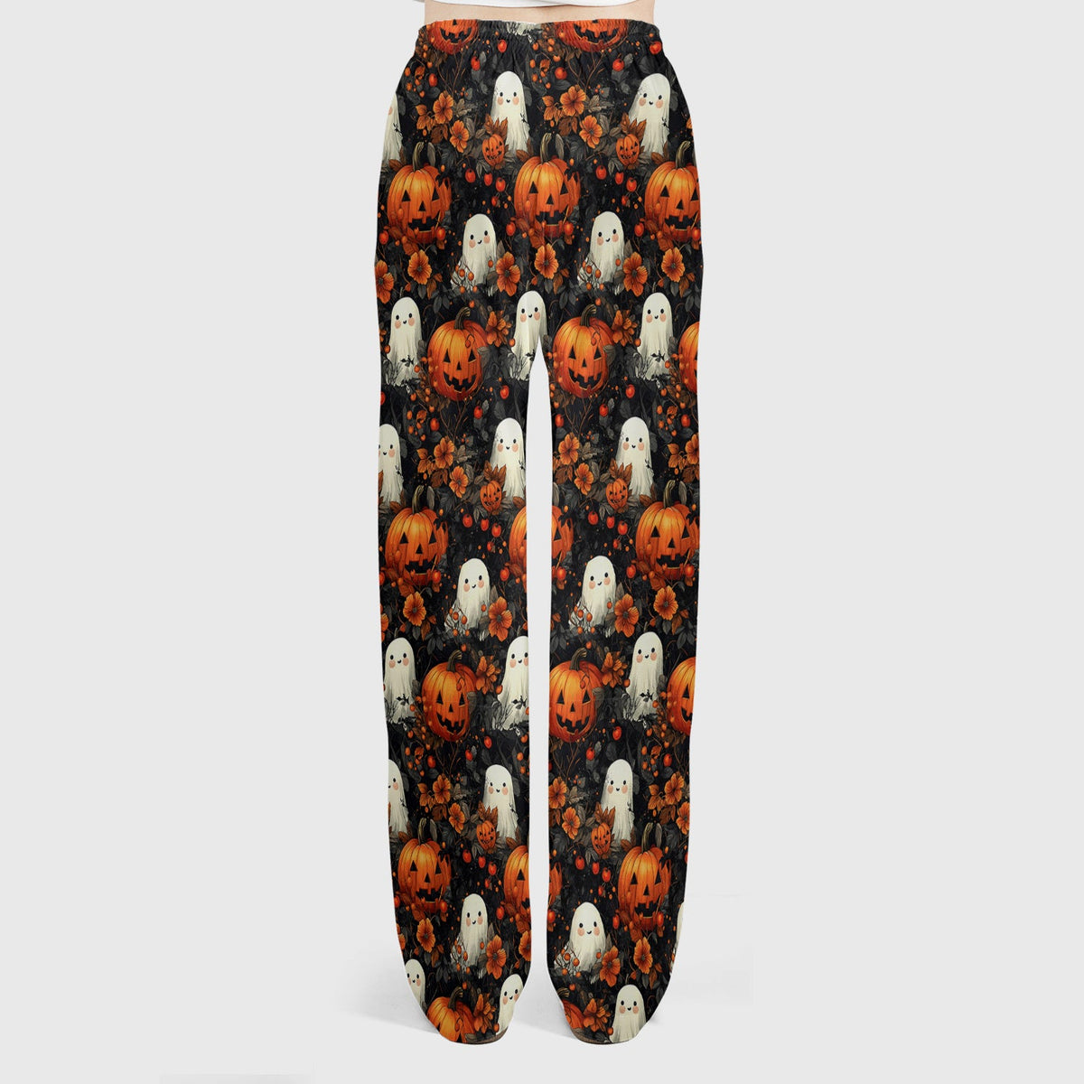Spooky Ghost Pumpkin Nurse Scrub Set