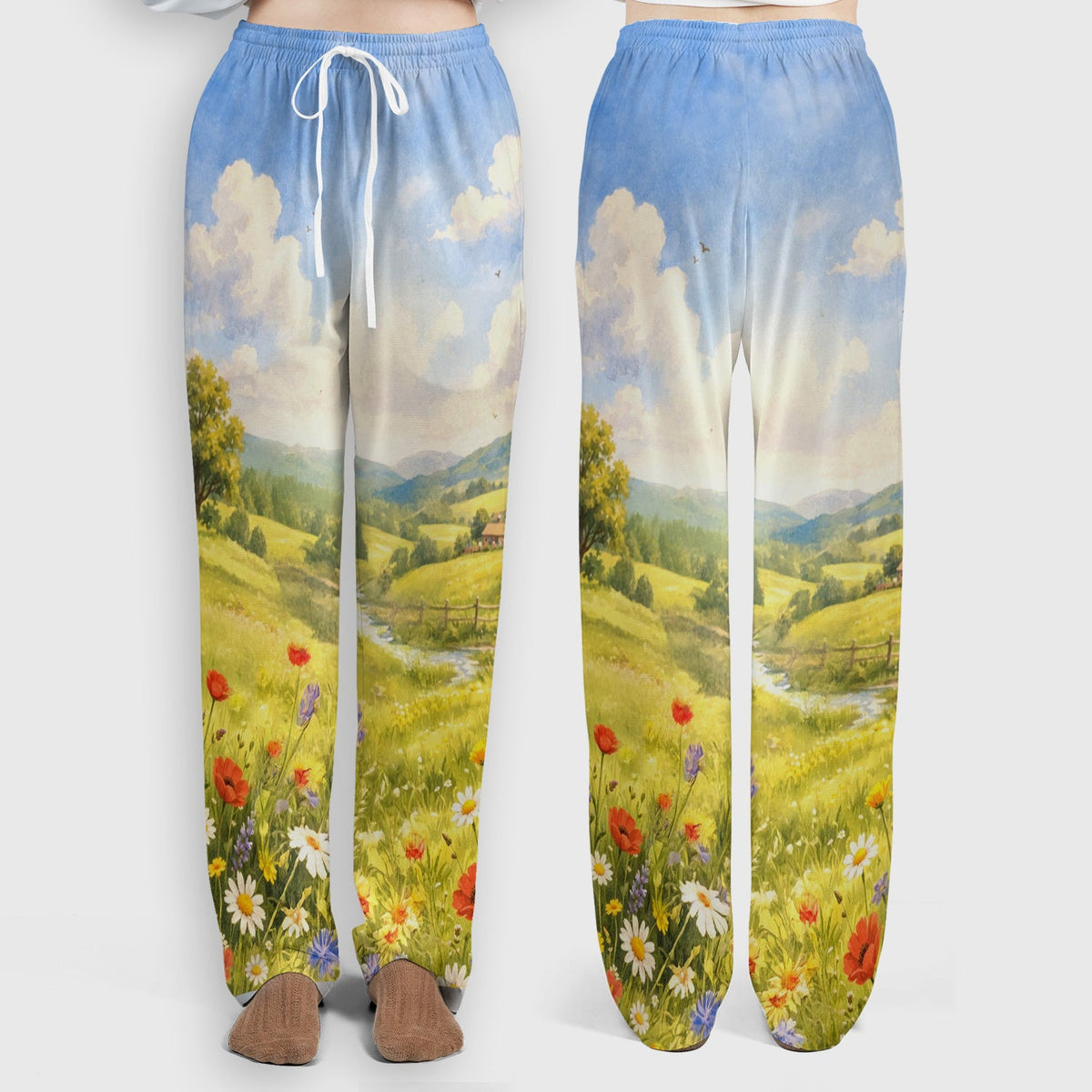Cow Wearing Boots Nurse Scrub Set