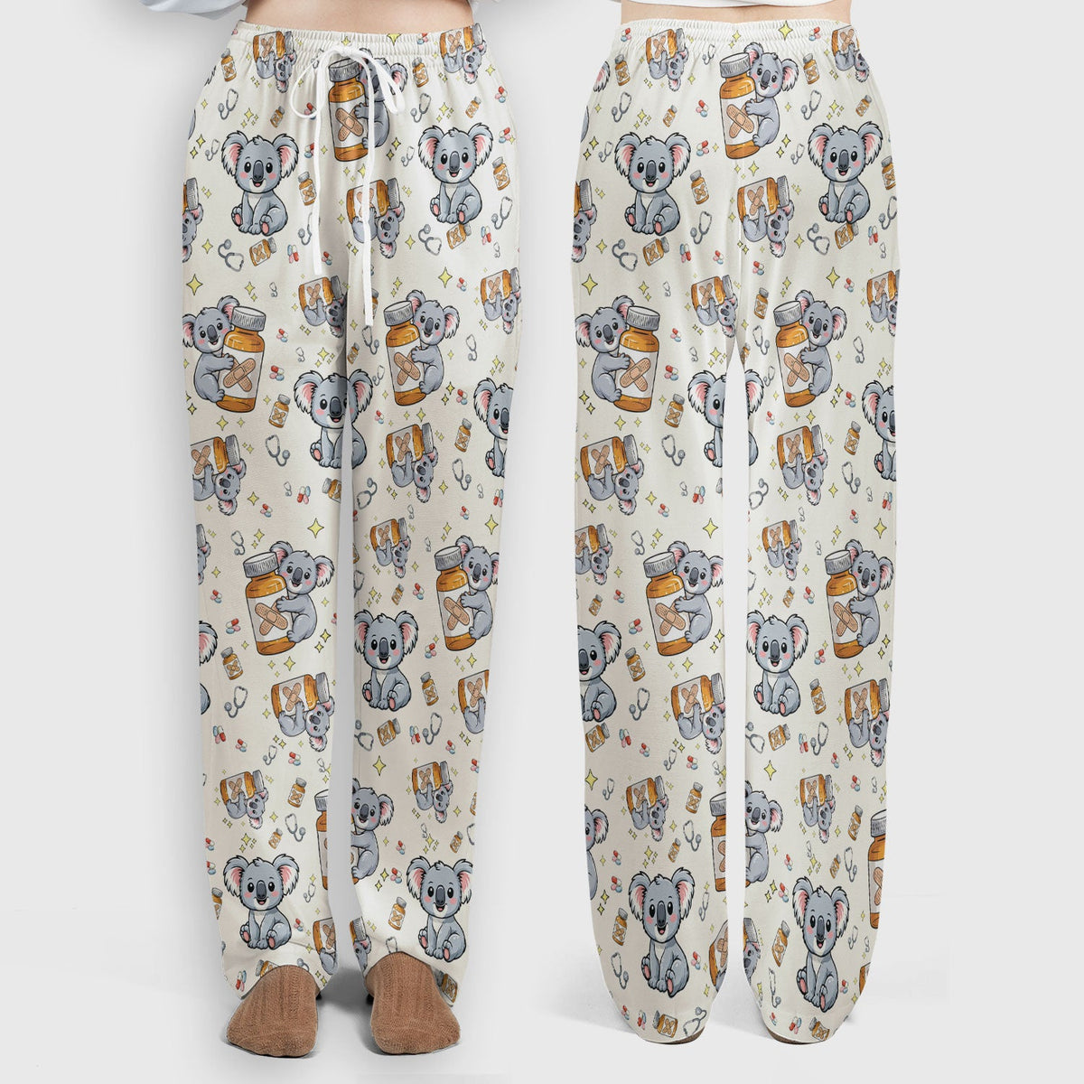 Koala Bandage Medicine Nurse Scrub Set