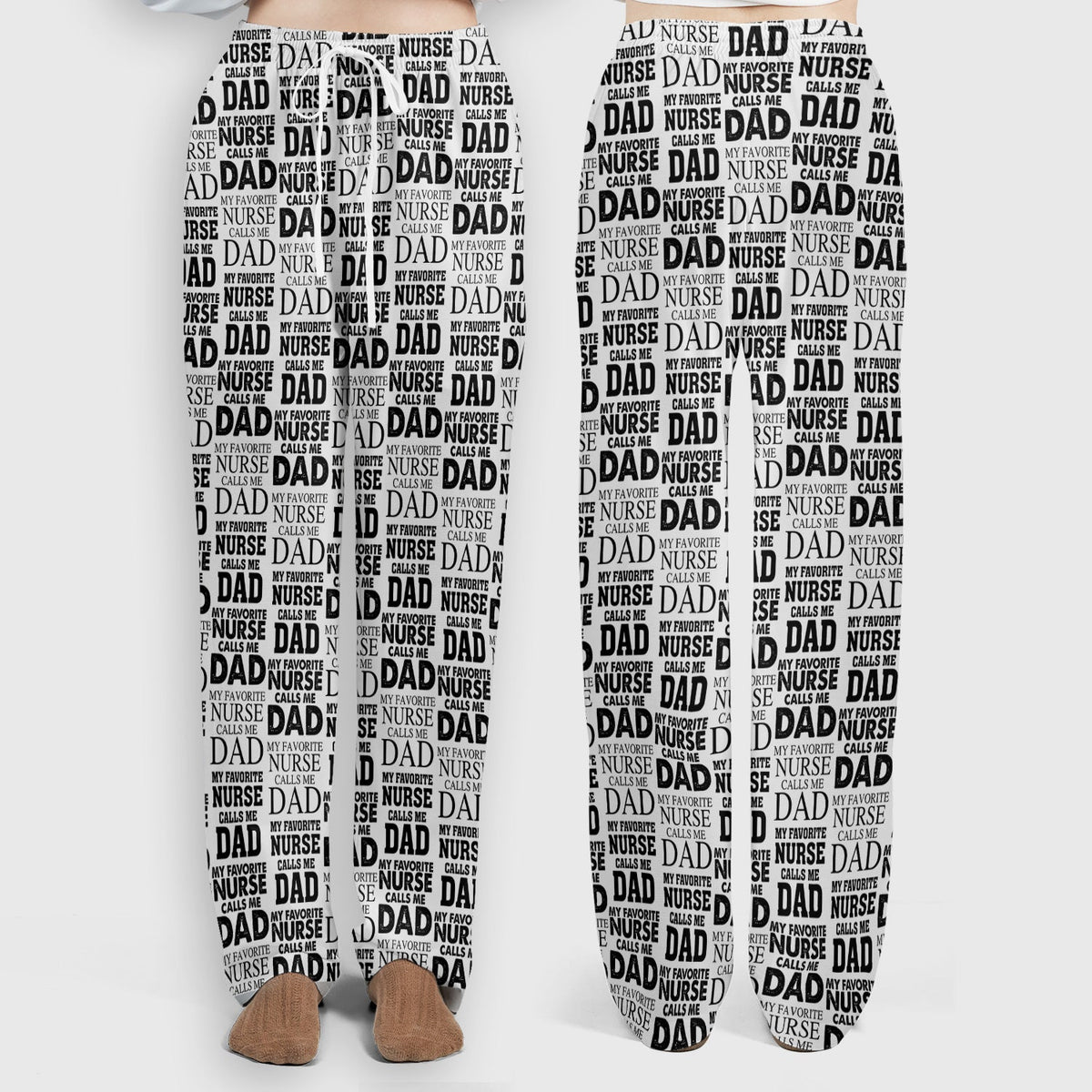 Favorite Nurse Calls Dad Scrub Set