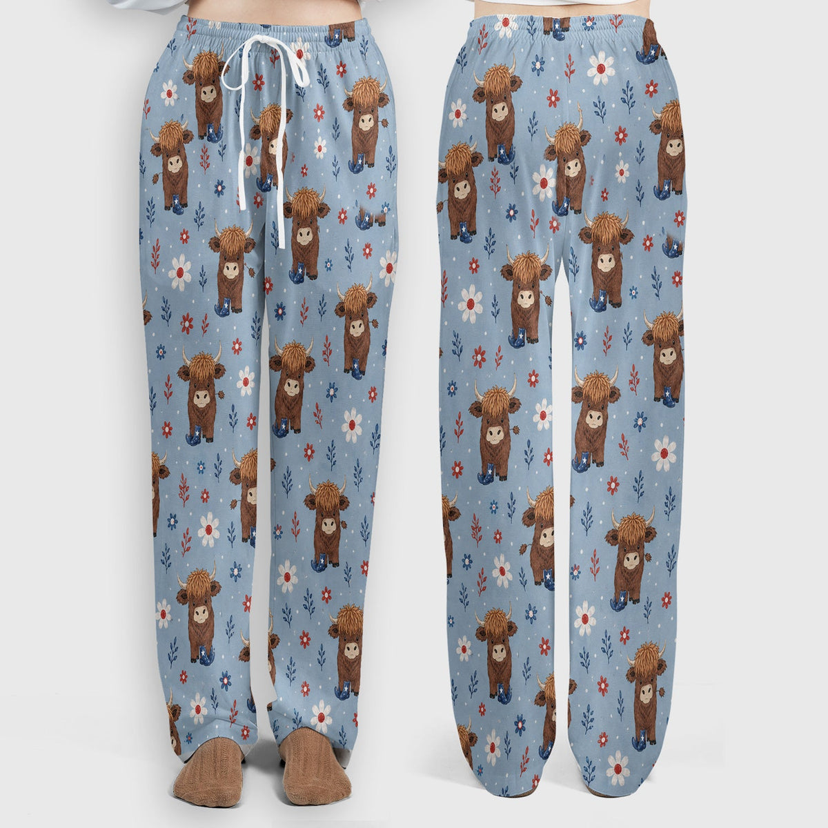 Floral Cowboy Boots Nurse Scrub Set