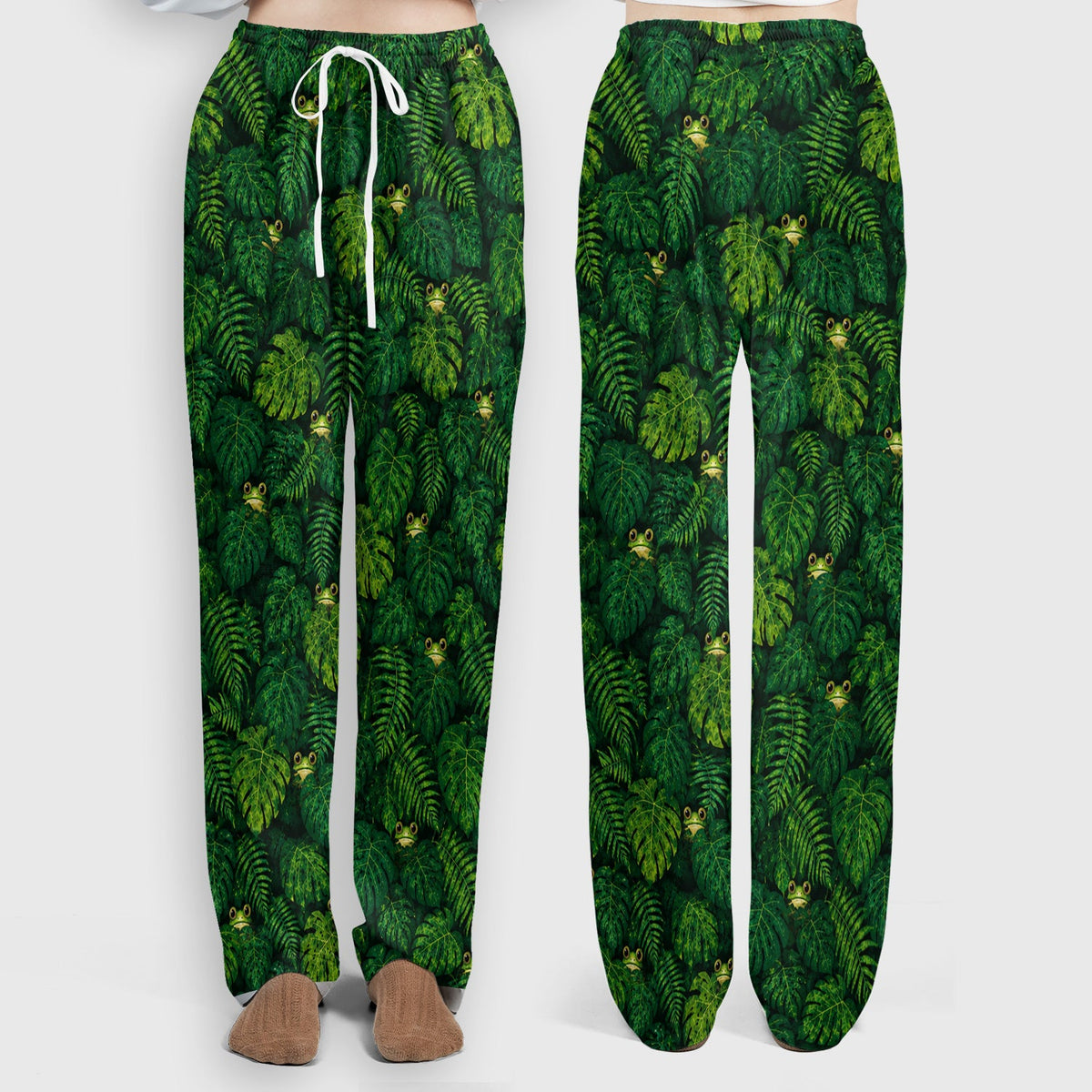 Hidden Frog Jungle Nurse Scrub Set