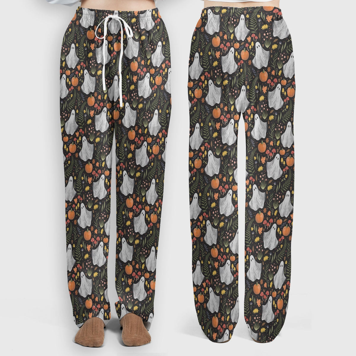 Pumpkin Woodland Nurse Scrub Set