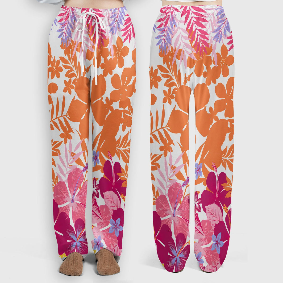 Tropical Hibiscus Bloom Nurse Scrub Set